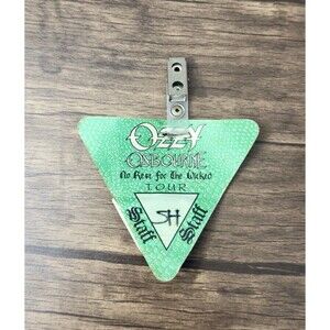 Ozzy Osbourne “No Rest For The Wicked” 1998-1999 Staff Backstage Pass